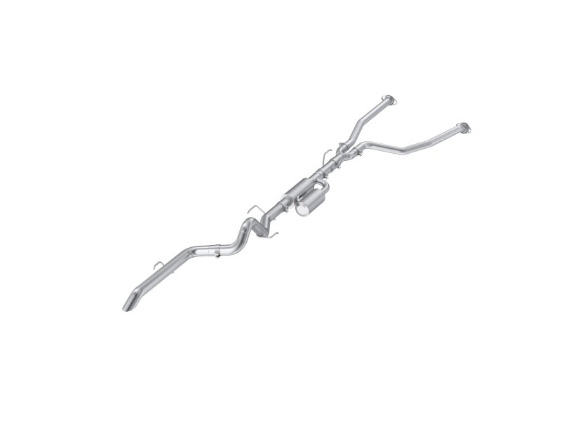 MBRP 22-25 Toyota Tundra 3.4L 3in Cat Back Single Rear Turn Down - Aluminized Steel (S5305AL)
